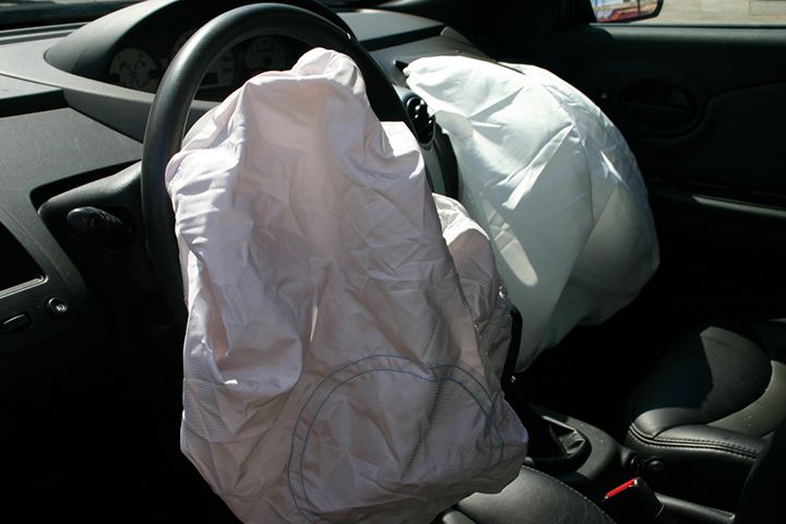 Airbag After Car Accident