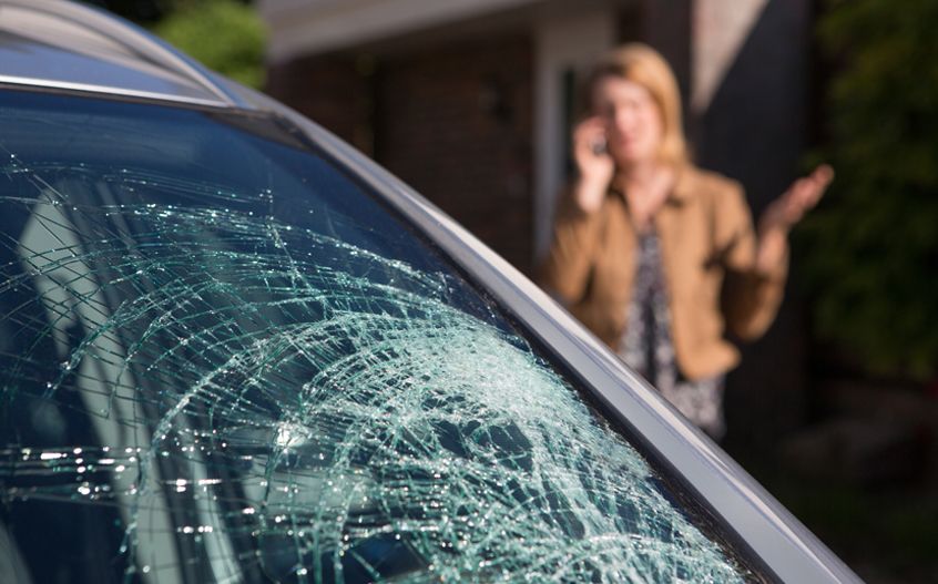 Cracked Windshield