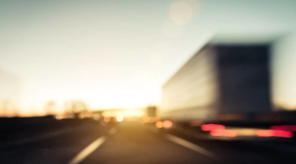 A Speeding Truck Before an Accident | The Law Offices of Mickey Fine