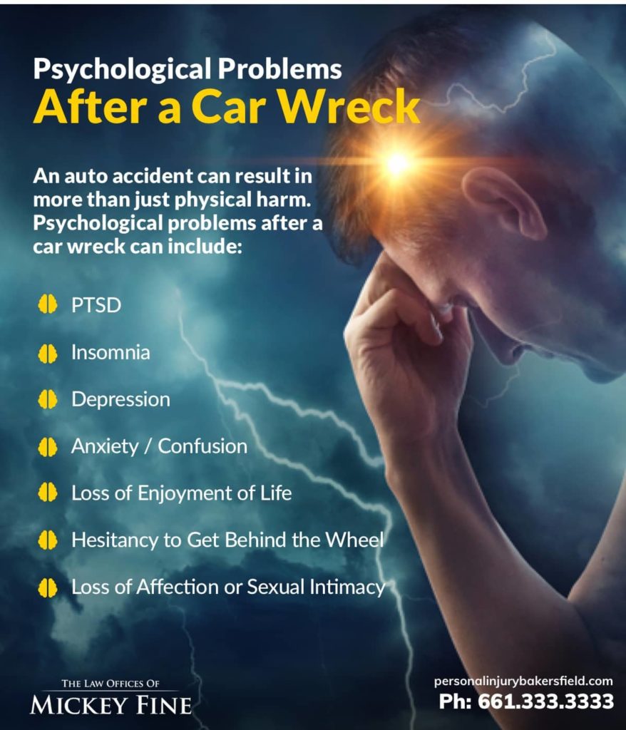 psychological impact of a car crash | The Law Offices of Mickey Fine