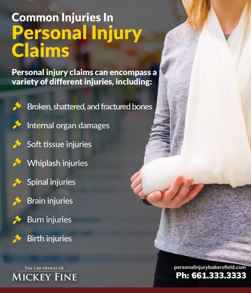 Common Personal Injuries | The Law Offices of Mickey Fine