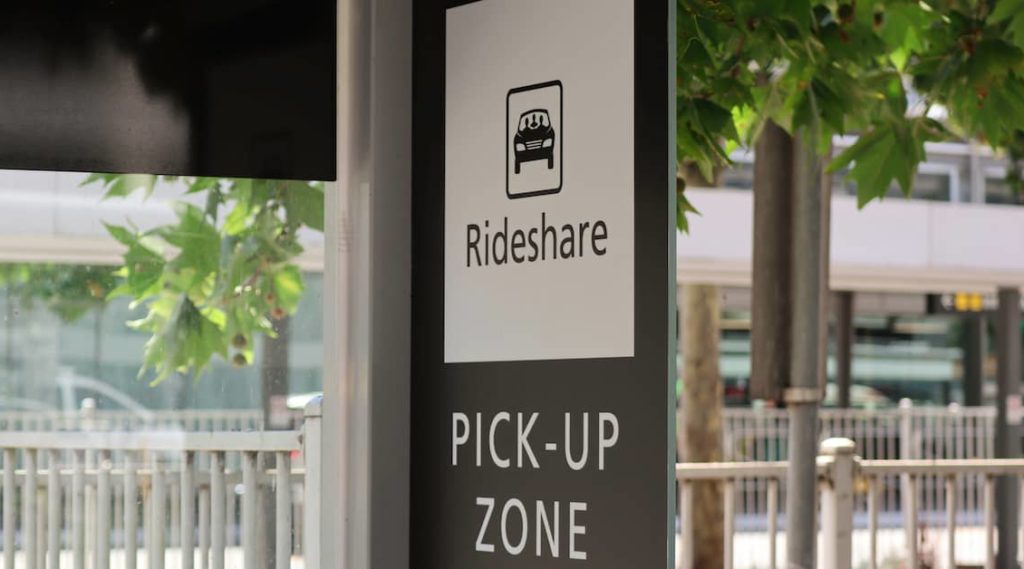 a rideshare pick-up zone | The Law Offices of Mickey Fine