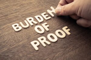 Burden of Proof I Car Accident