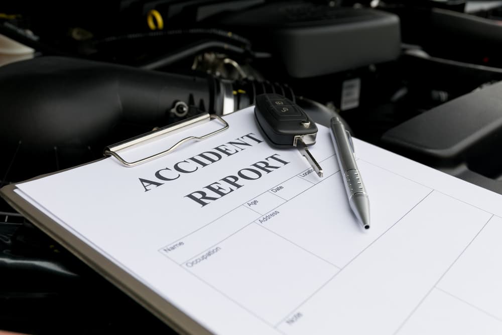 filling in accident report